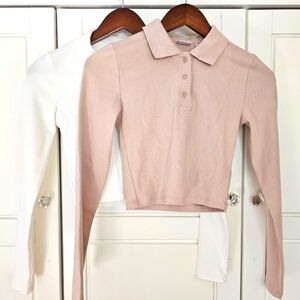Sunday Best Cropped Polo Longsleeve (Bundle of 2)